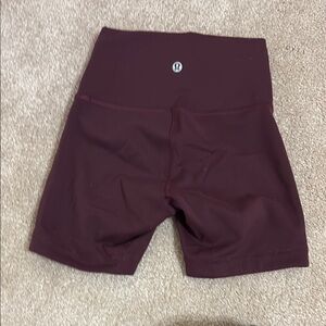 lululemon athletica Red Bike Shorts for Active Comfort